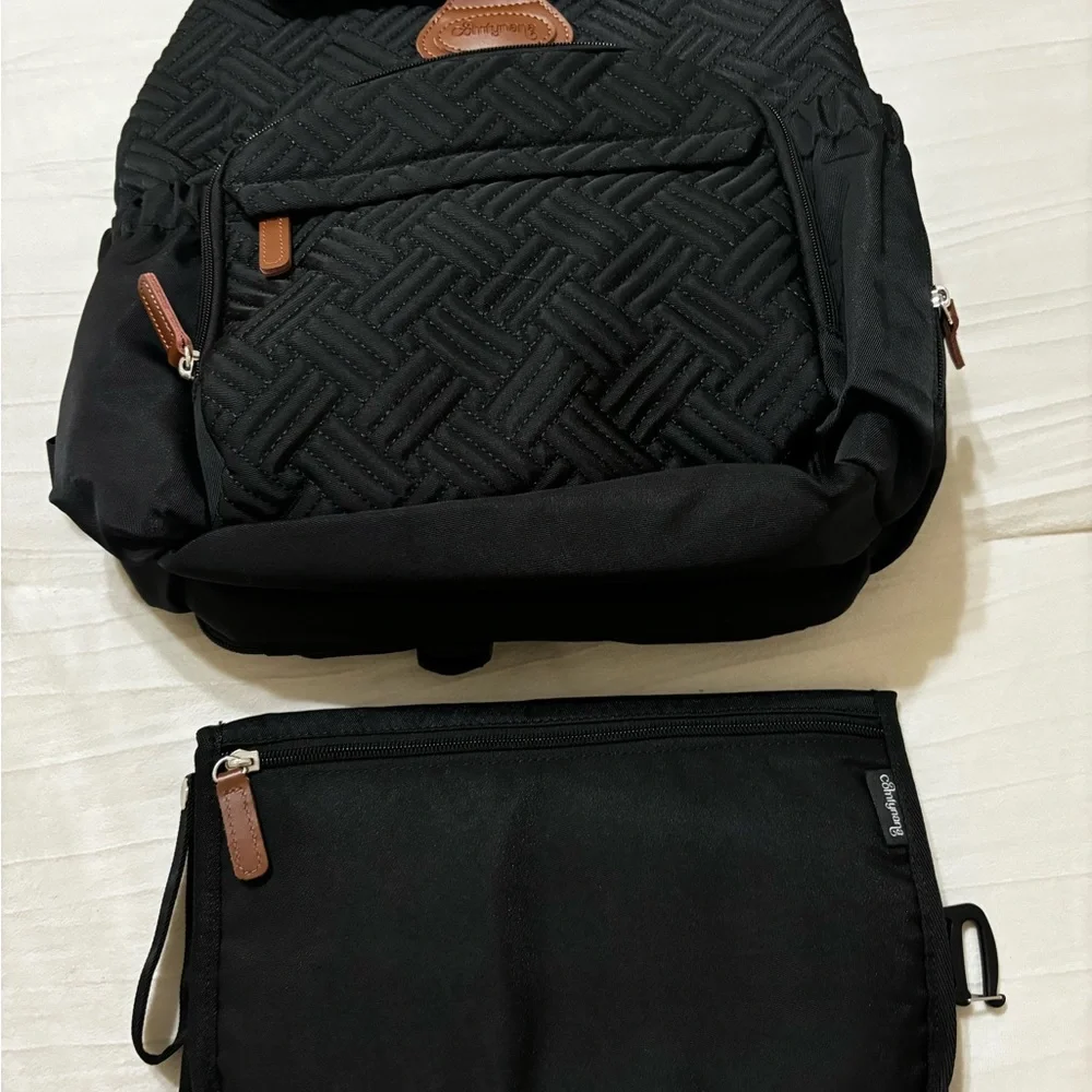 Stylish Black Multifunction baby Backpack